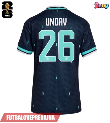 Lacne Ženy Futbalové dres Nemecko Deniz Undav #26 MS 2026 Krátky Rukáv - Preč